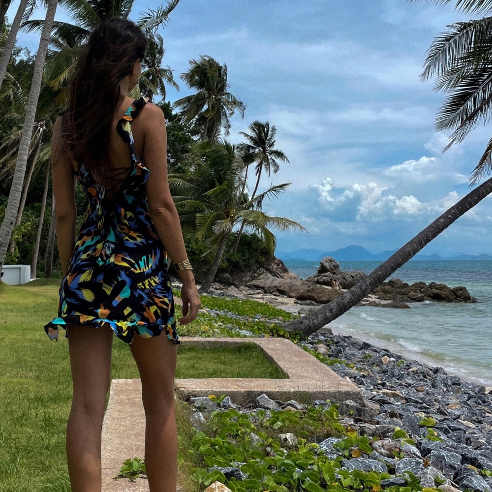 Summer Mini Ruffle Dress - Picture 4 of 4